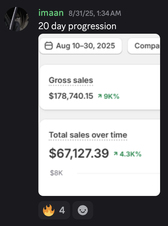 Student result screenshot