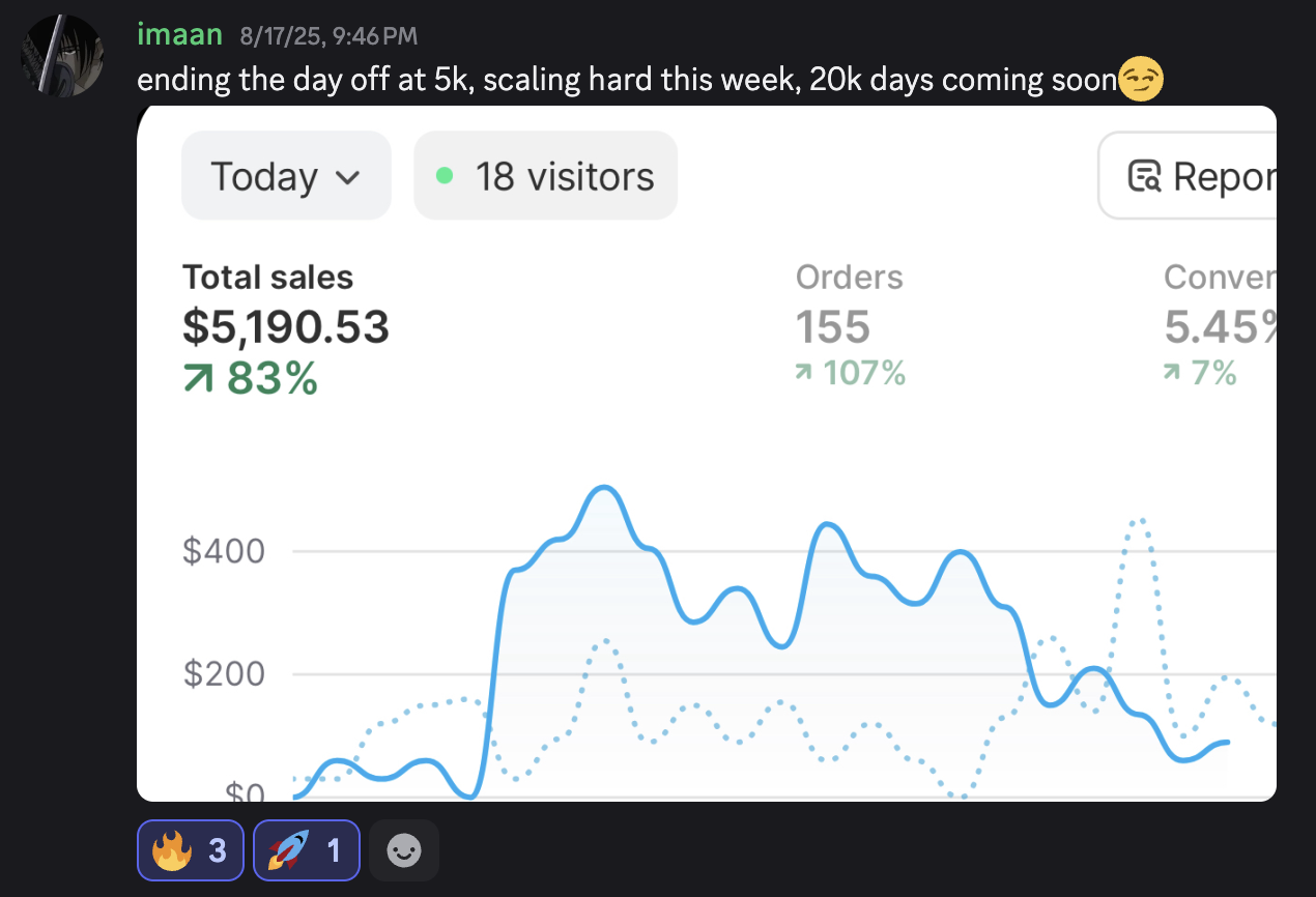 Student result screenshot