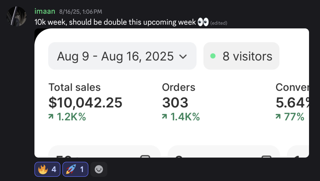 Student result screenshot