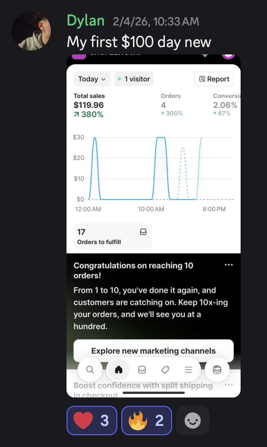 Student result screenshot