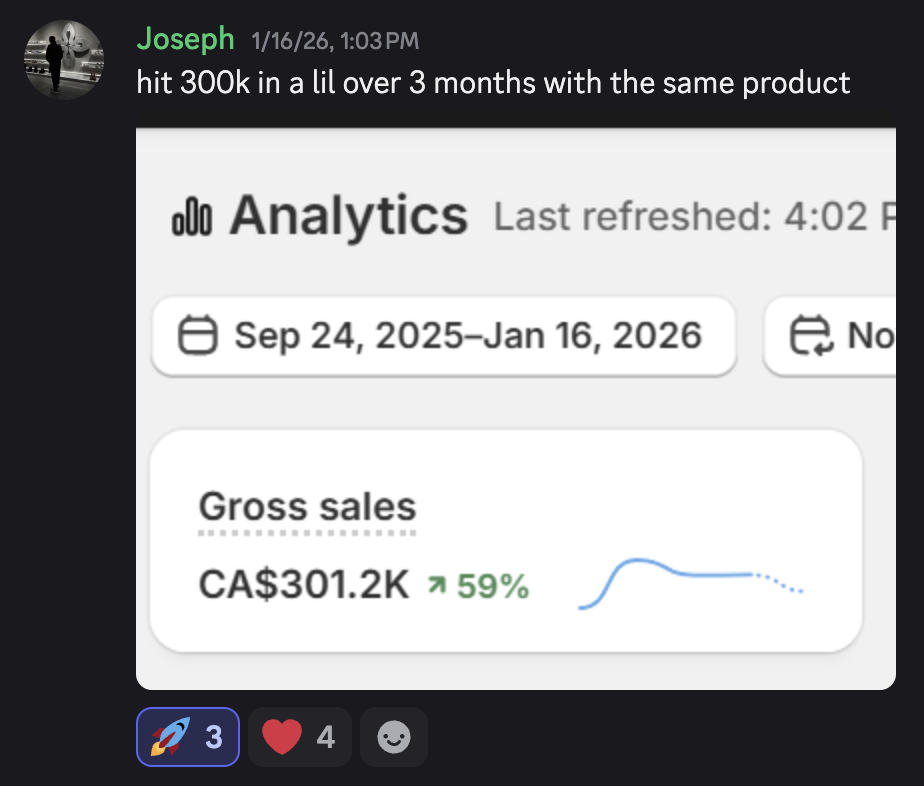 Student result screenshot