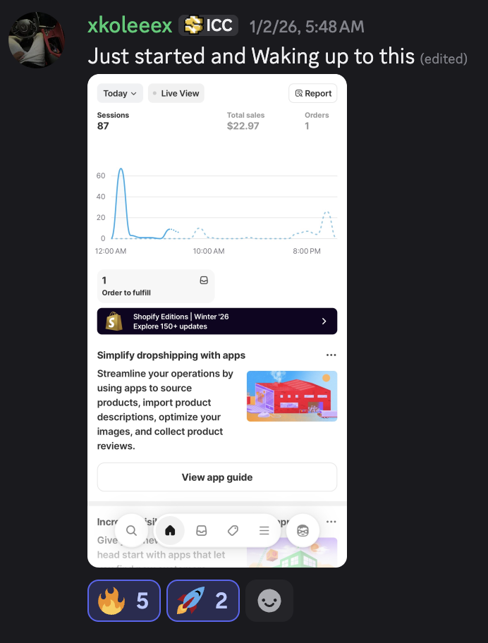 Student result screenshot