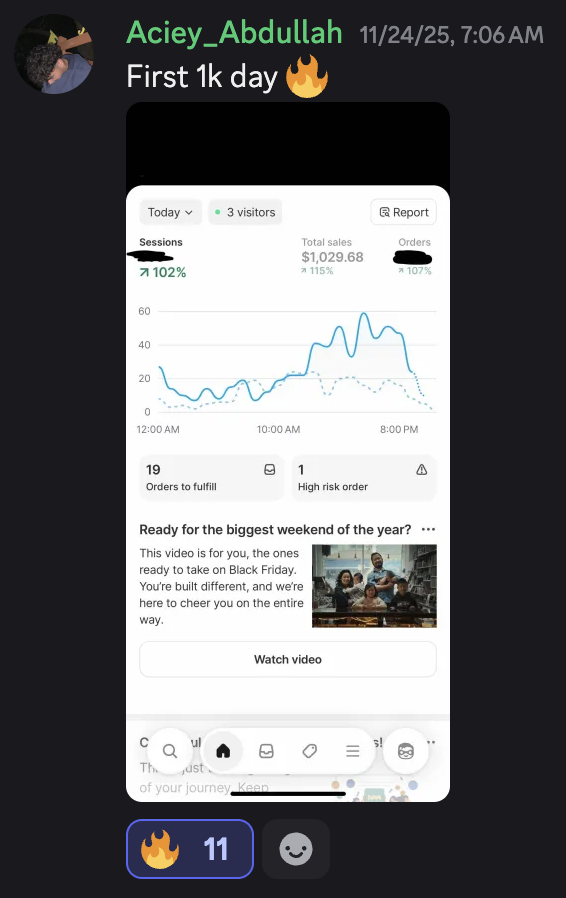 Student result screenshot
